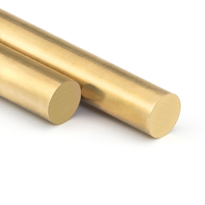 Sutemribor 2 PCS 14 Inches 3/16 Brass Solid Round Rod Lathe Bar Stock, 1/4 Inch in Diameter 14 Inches in Length - Image 3